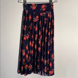 Free Purple Flower Skirt OS